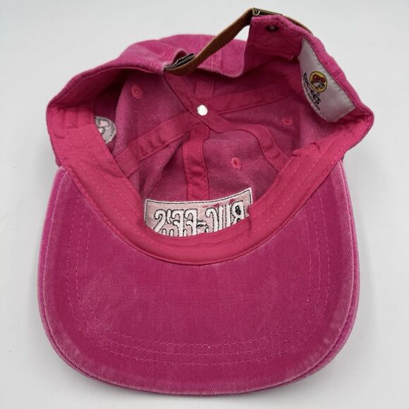 Buc-ee's Logo Pink Womens Adjustable Hat‎ Cap Bucky Buc-ee Beaver Gas Station - Picture 3 of 4